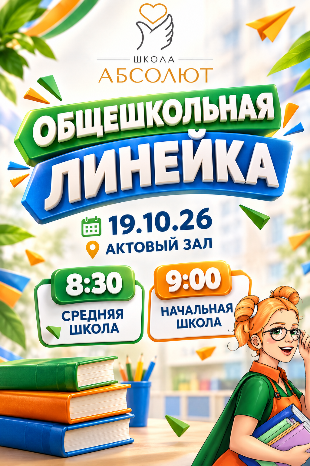Общешкольная линейка